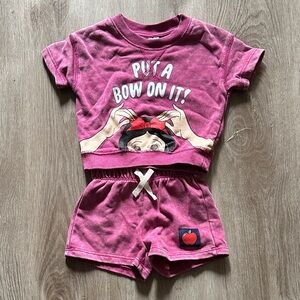 Disney Snow White Shorts Set